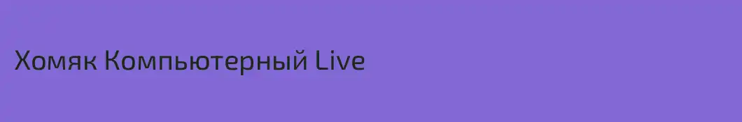 Хомяк Компьютерный Live